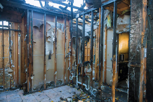 Professional Fire Damage Removal technician working in Hudson, WI